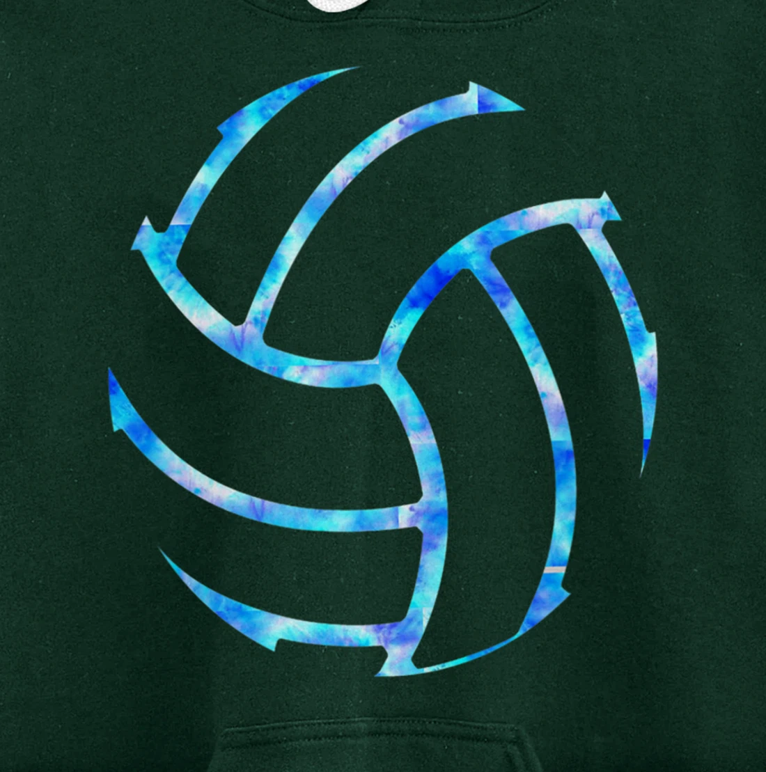 Volleyball stuff attire tie dye gift for a teen girl player Pullover Hoodie