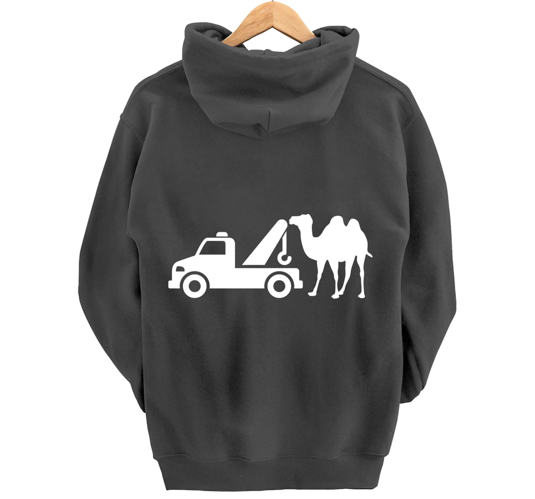 Cameltoe Camel Tow Truck Camel Toe Funny Gag Gift Xmas 2021 Pullover Hoodie