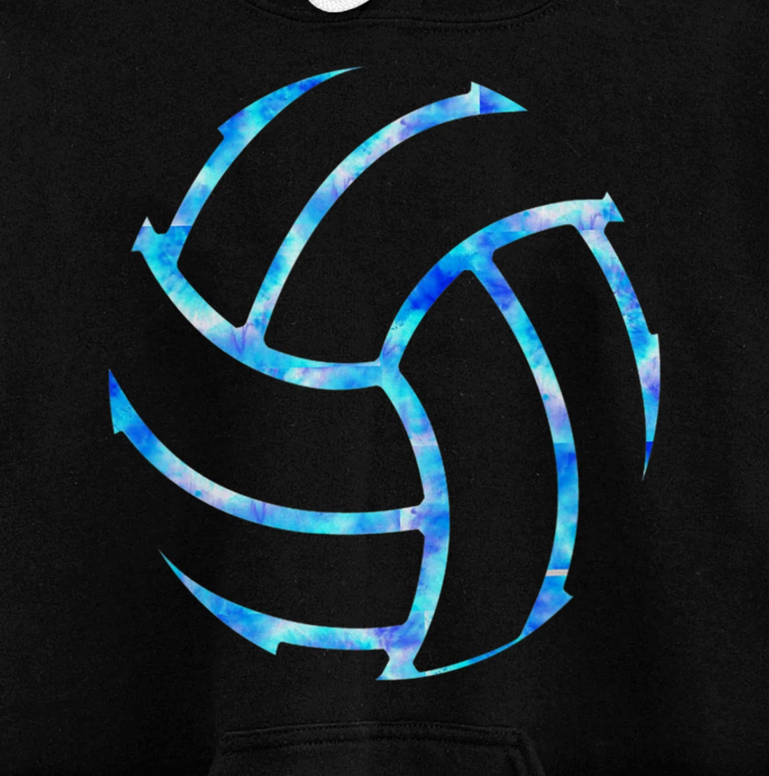Volleyball stuff attire tie dye gift for a teen girl player Pullover Hoodie