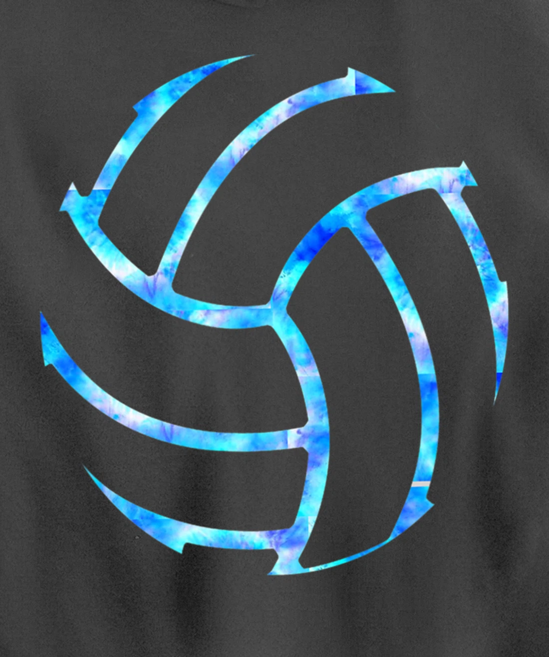 Volleyball stuff attire tie dye gift for a teen girl player Pullover Hoodie