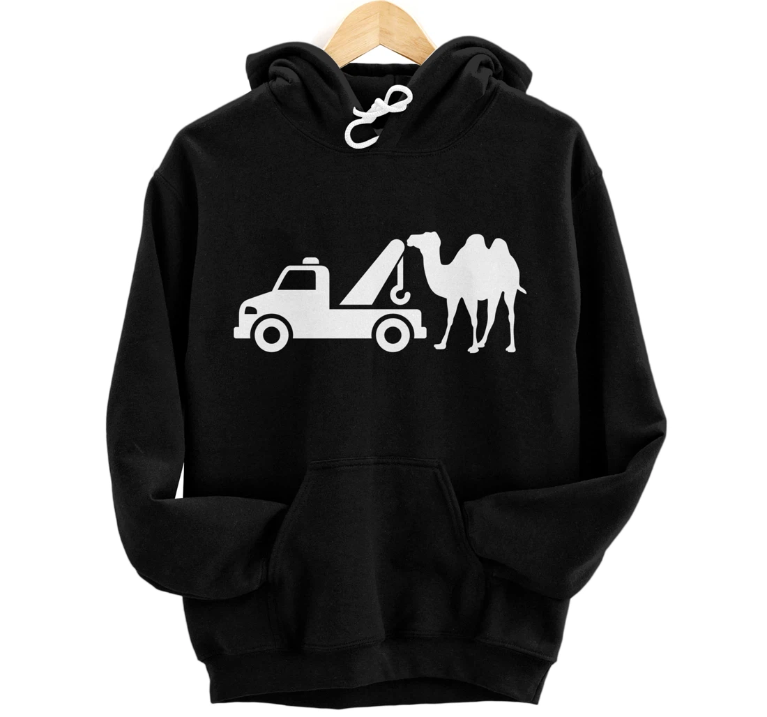 Cameltoe Camel Tow Truck Camel Toe Funny Gag Gift Xmas 2021 Pullover Hoodie