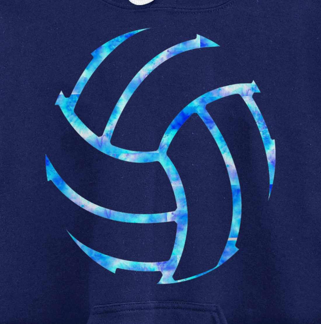Volleyball stuff attire tie dye gift for a teen girl player Pullover Hoodie