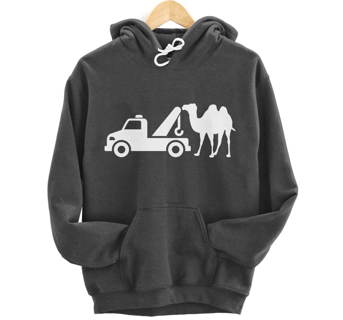 Cameltoe Camel Tow Truck Camel Toe Funny Gag Gift Xmas 2021 Pullover Hoodie