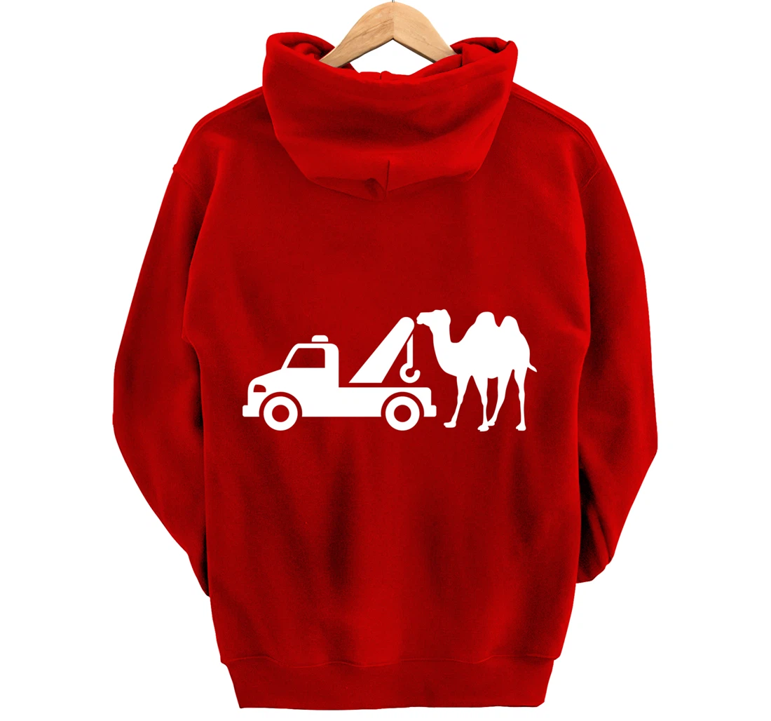 Cameltoe Camel Tow Truck Camel Toe Funny Gag Gift Xmas 2021 Pullover Hoodie