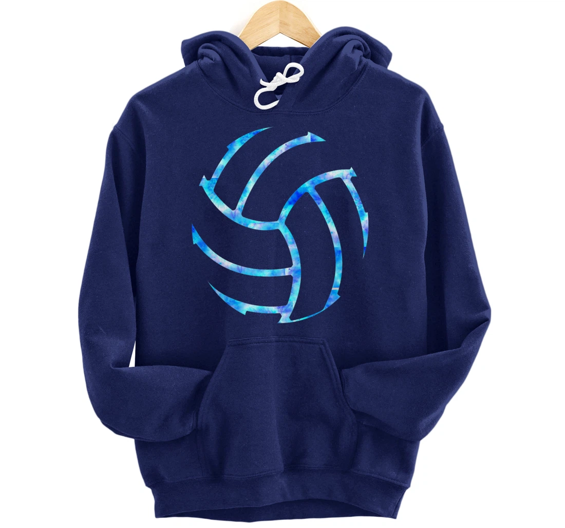 Volleyball stuff attire tie dye gift for a teen girl player Pullover Hoodie