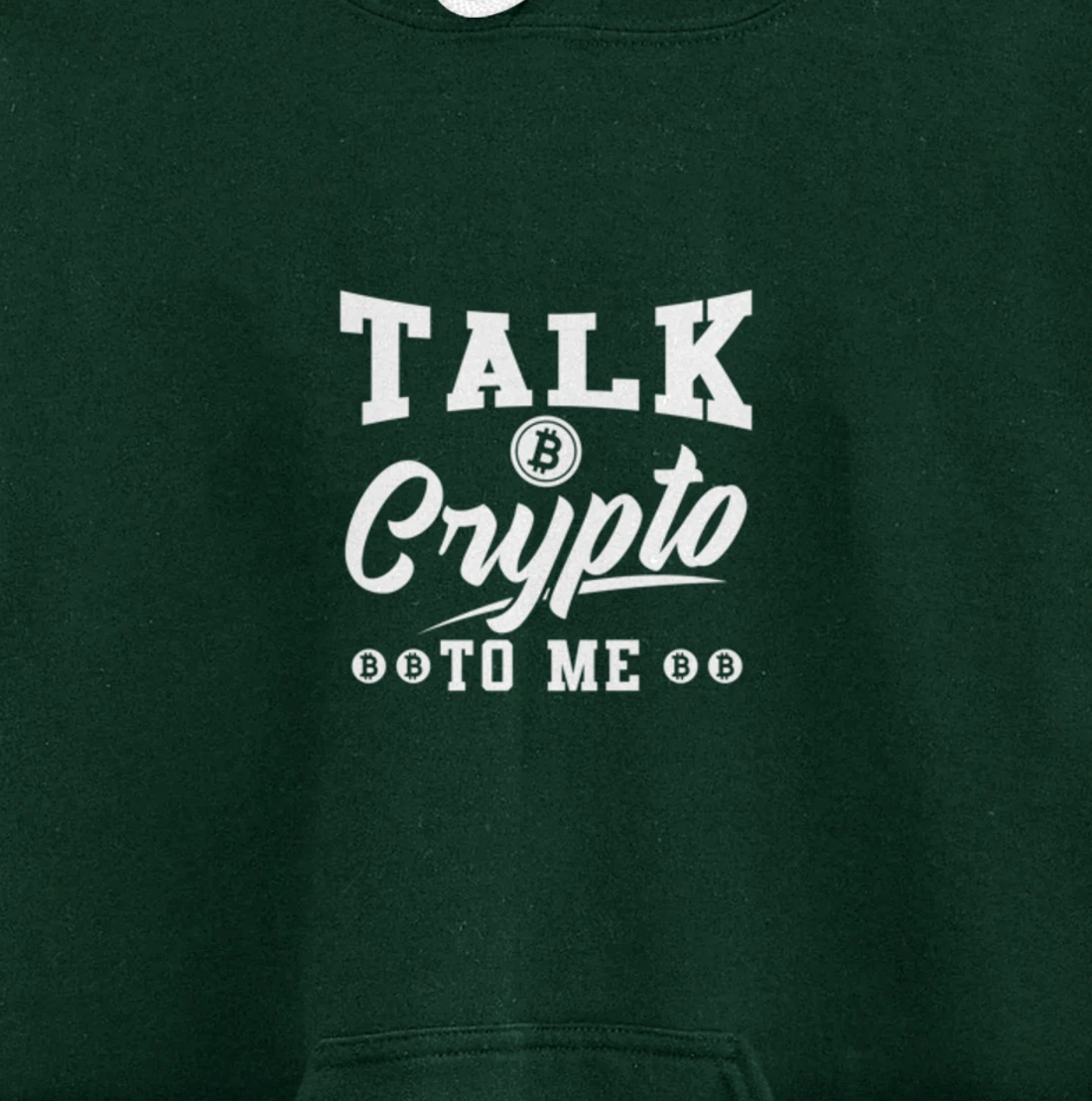 Blockchain Bitcoin Investor Talk crypto to me Pullover Hoodie