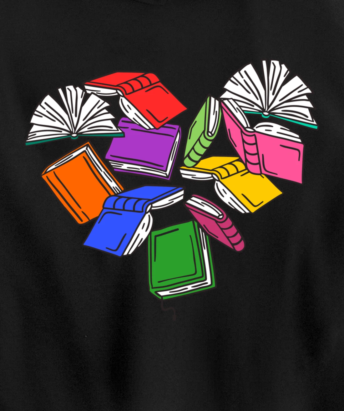 Book Lover Library Squad English Teacher School Librarian Pullover Hoodie