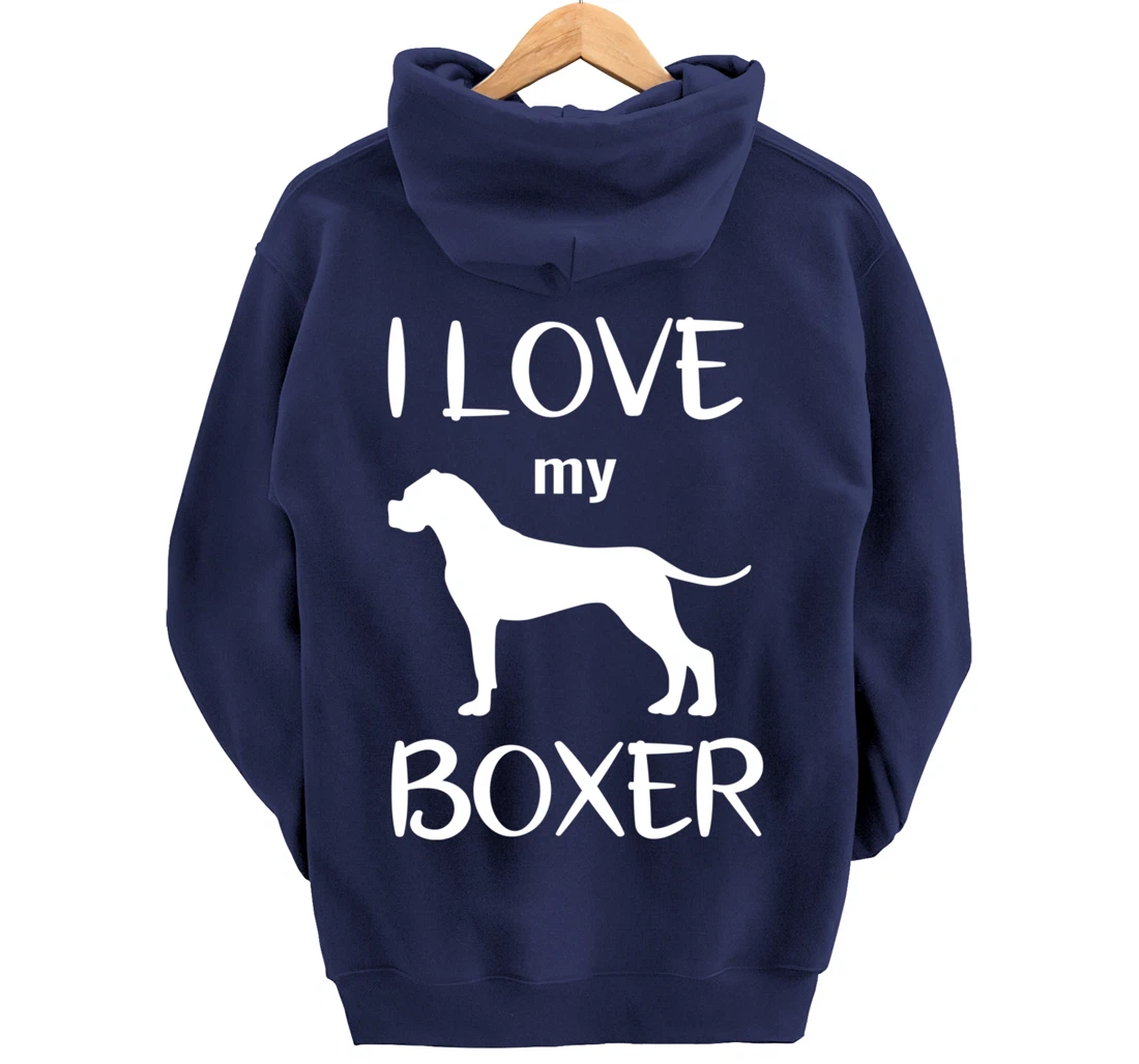 Boxer dog dog owner dog love dogs men women children Pullover Hoodie