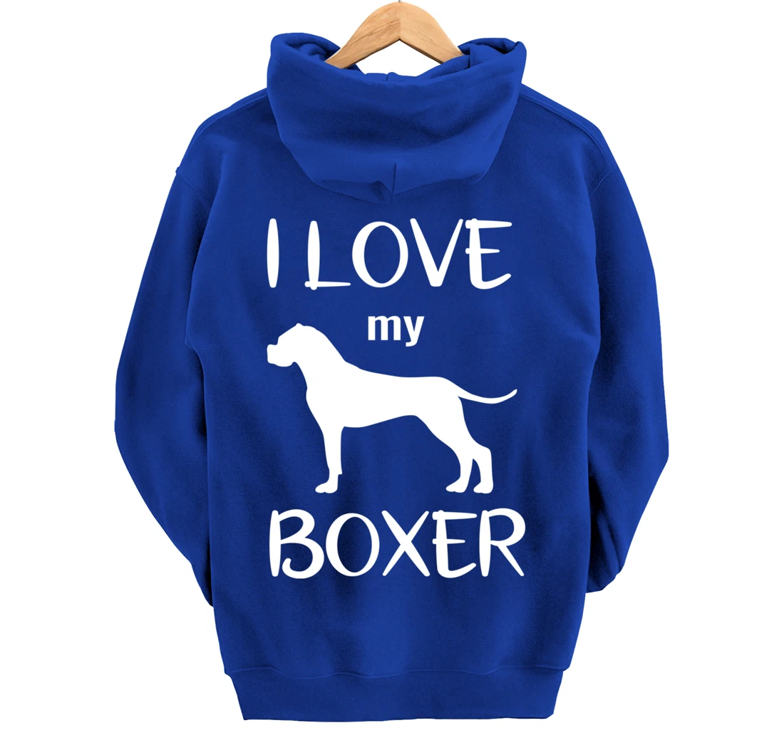 Boxer dog dog owner dog love dogs men women children Pullover Hoodie