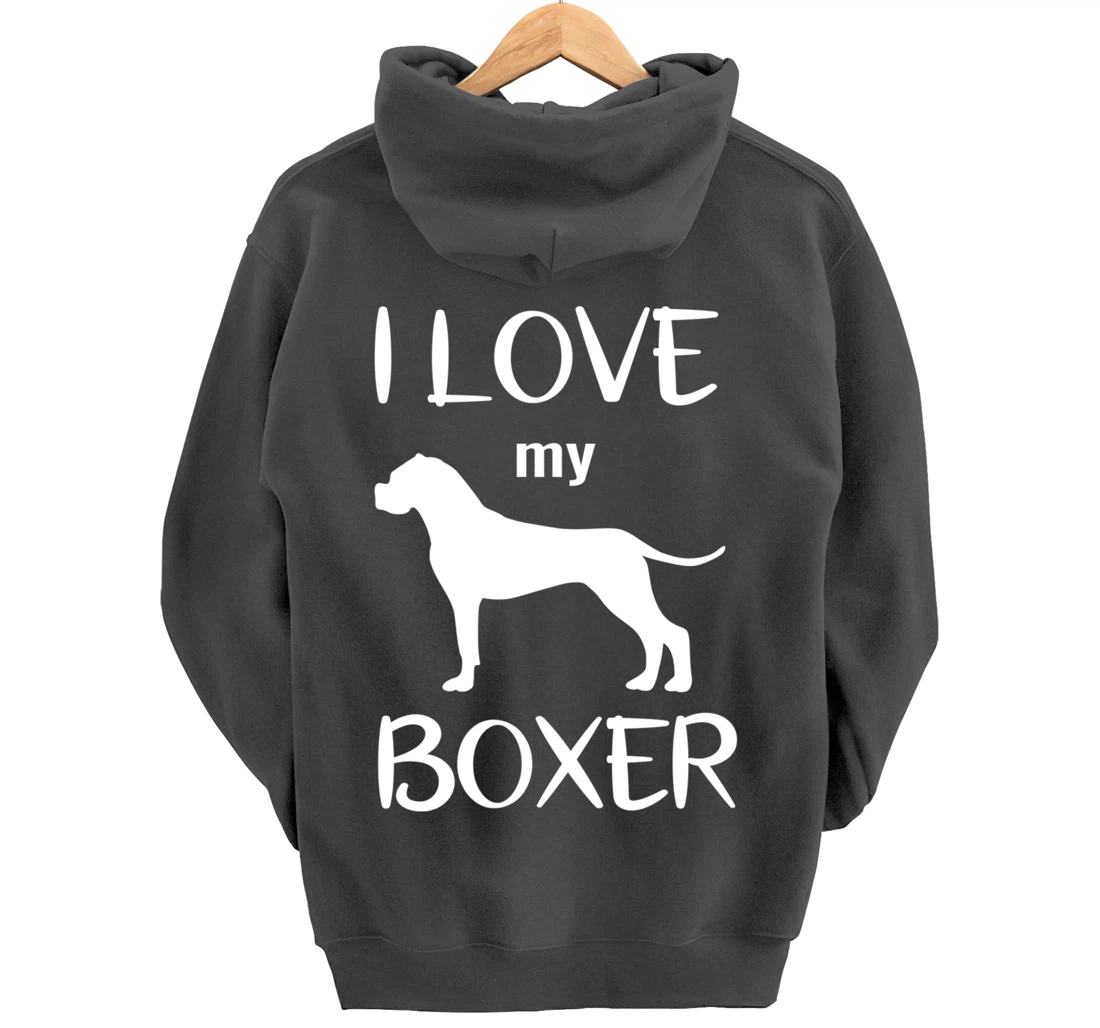 Boxer dog dog owner dog love dogs men women children Pullover Hoodie