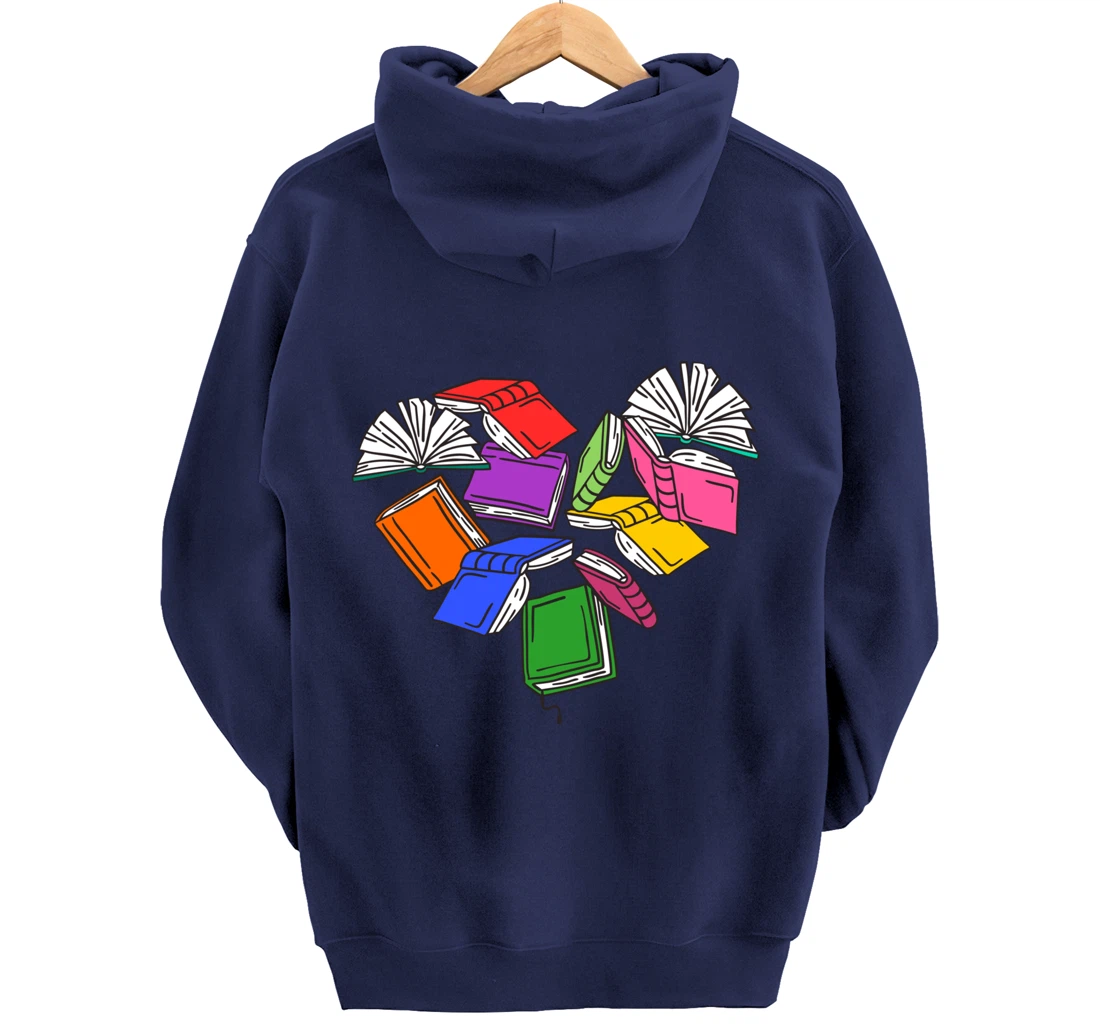 Book Lover Library Squad English Teacher School Librarian Pullover Hoodie