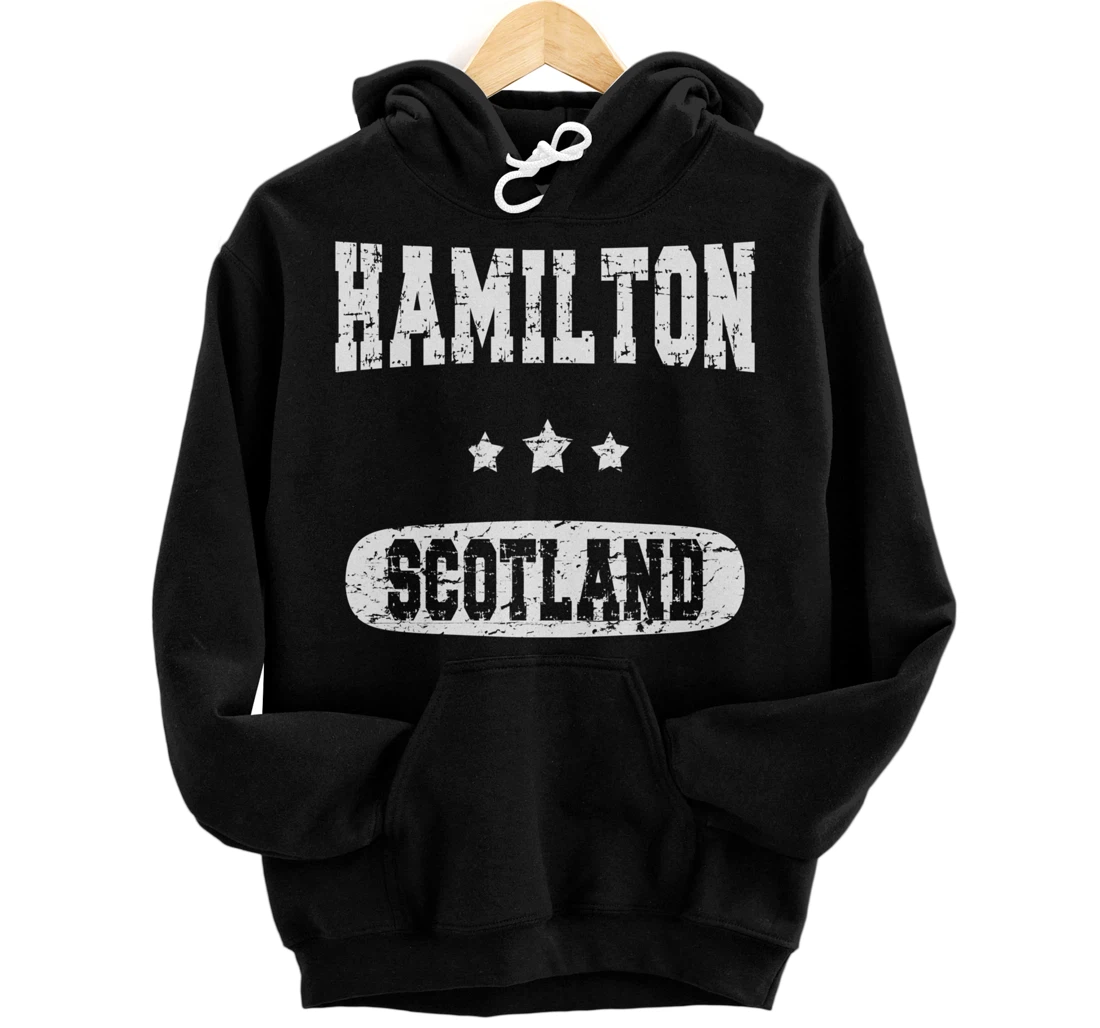 Vintage Hamilton, Scotland Pullover Hoodie