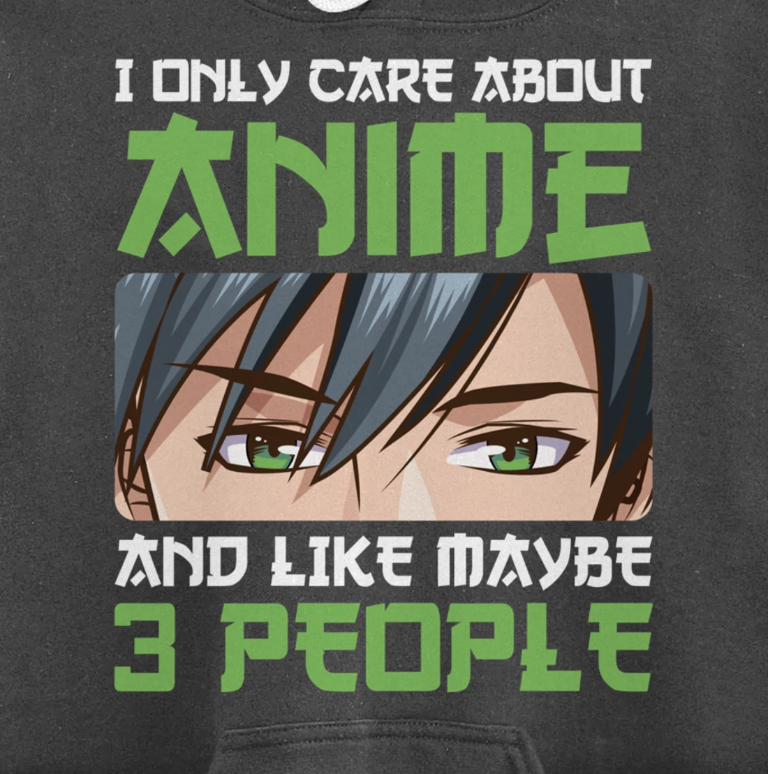 I Only Care About Anime And Maybe Like 3 People Anime Boy Pullover Hoodie