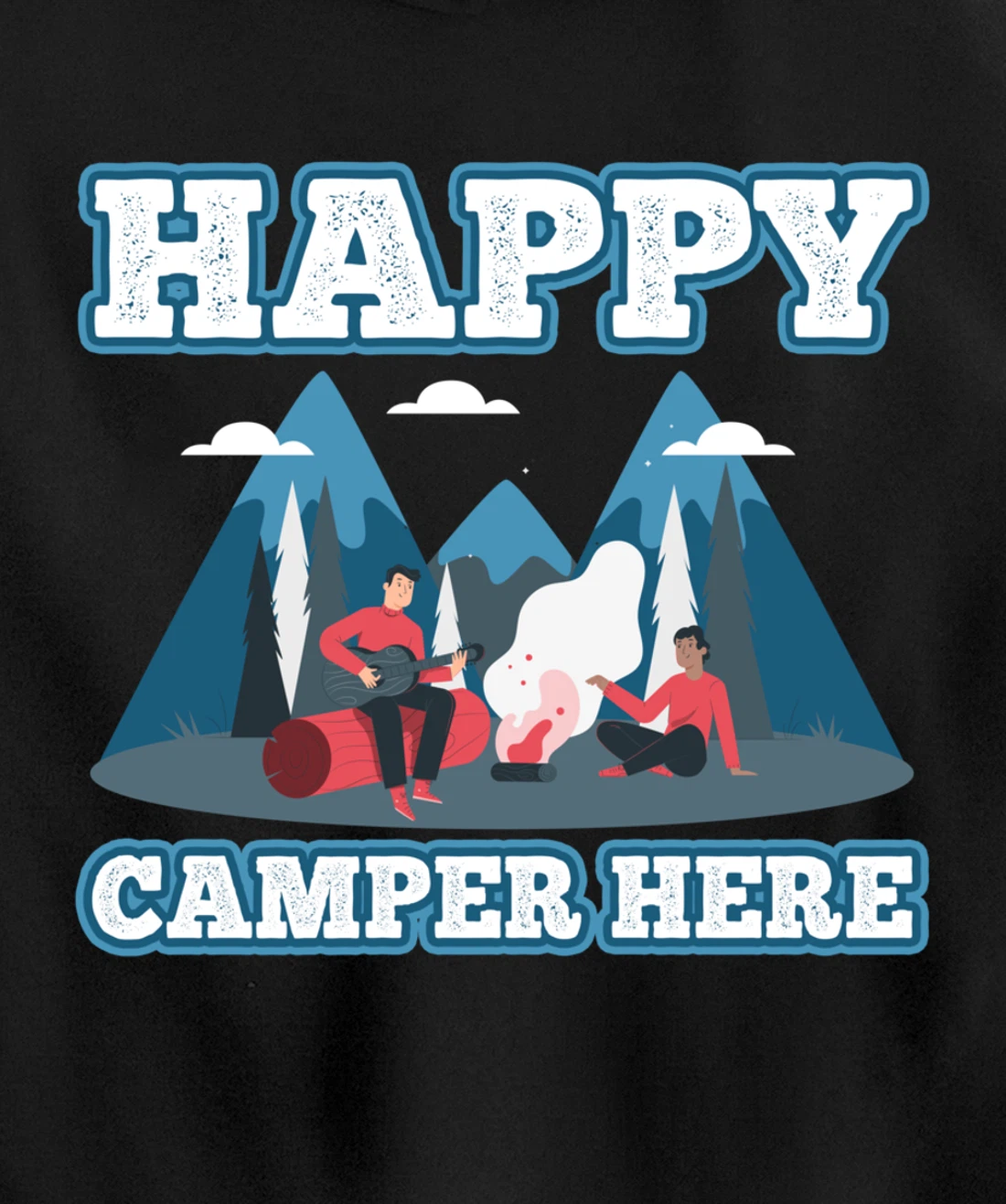 Hiking mountains climbing cliffs road adventure fun camping Pullover Hoodie