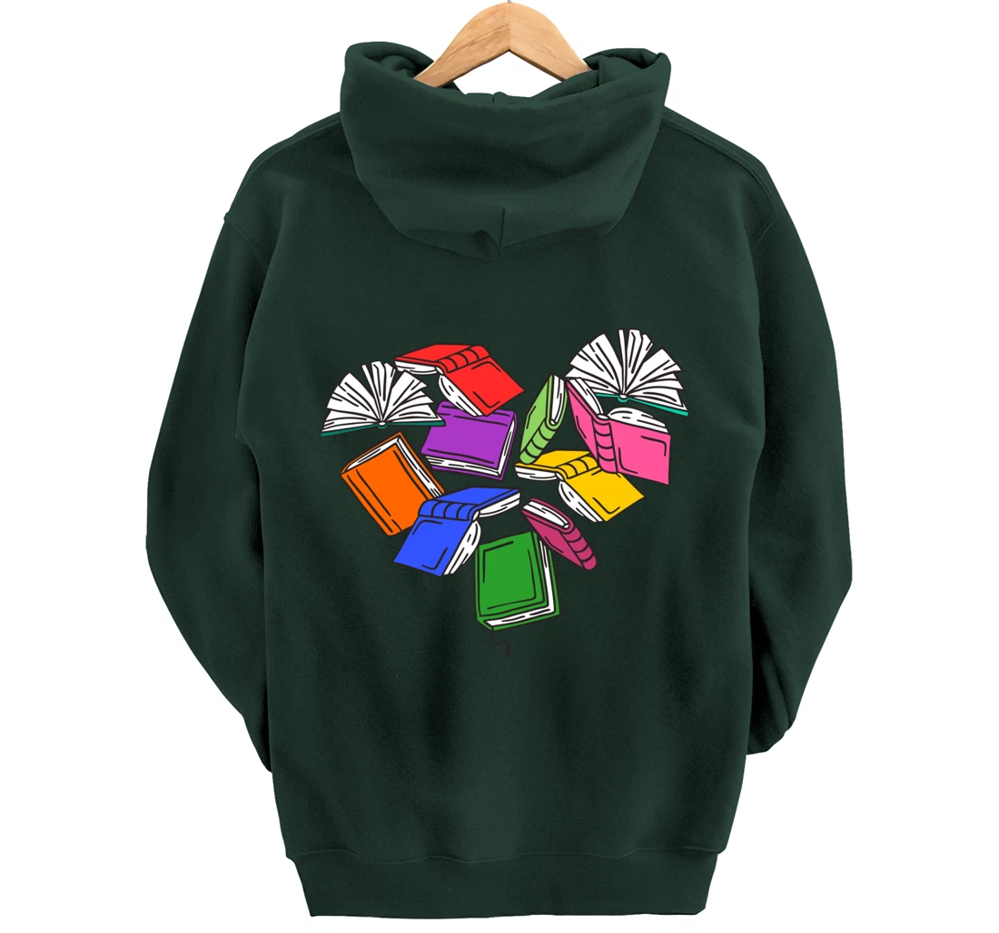 Book Lover Library Squad English Teacher School Librarian Pullover Hoodie
