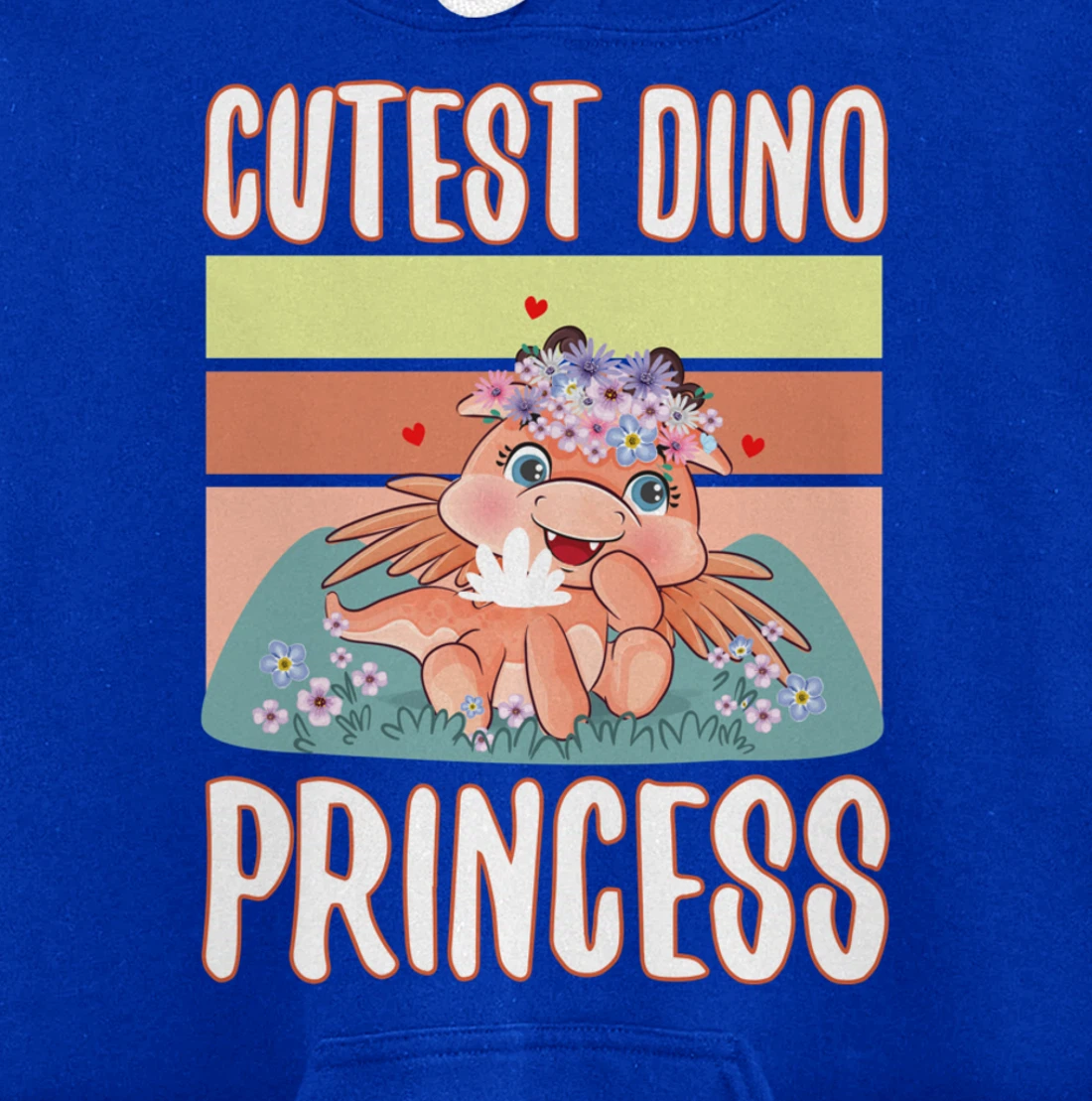 Cute dino raptor fossil animal lover trex dinosaur princess Pullover Hoodie