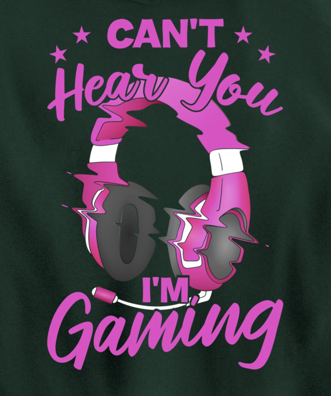 Video Gamer Can'T Hear You I'M Gaming Pullover Hoodie