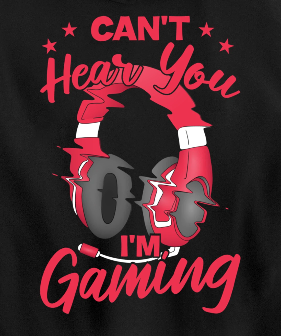 Video Gamer Can'T Hear You I'M Gaming Pullover Hoodie