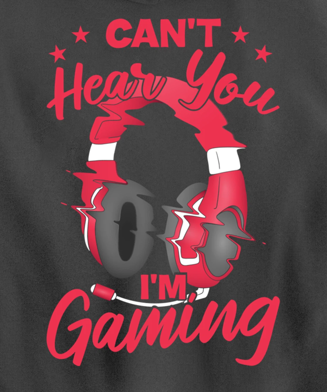 Video Gamer Can'T Hear You I'M Gaming Pullover Hoodie