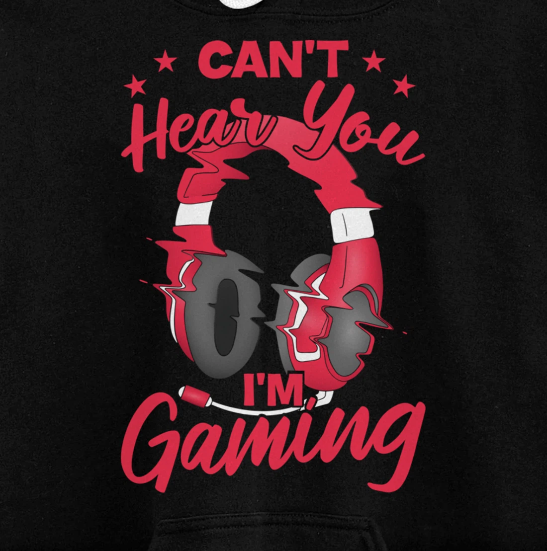 Video Gamer Can'T Hear You I'M Gaming Pullover Hoodie
