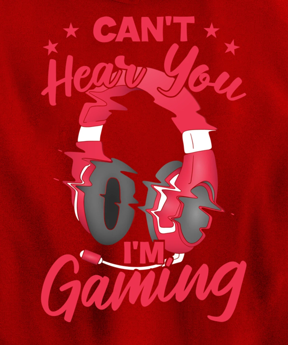 Video Gamer Can'T Hear You I'M Gaming Pullover Hoodie