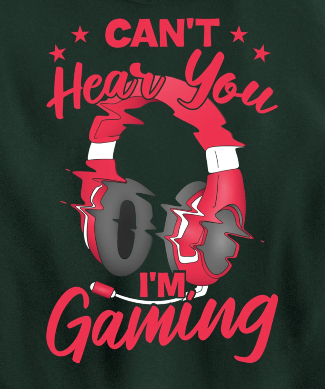 Video Gamer Can'T Hear You I'M Gaming Pullover Hoodie
