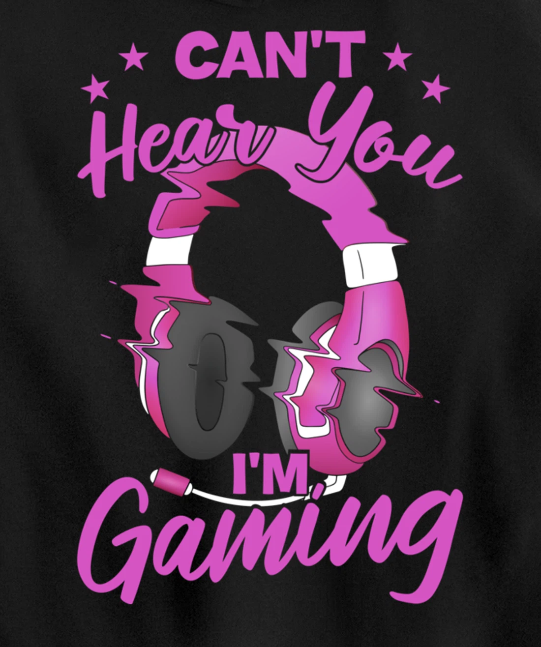 Video Gamer Can'T Hear You I'M Gaming Pullover Hoodie