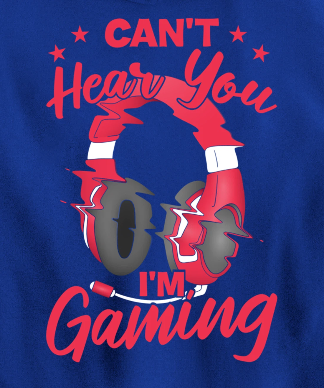 Video Gamer Can'T Hear You I'M Gaming Pullover Hoodie