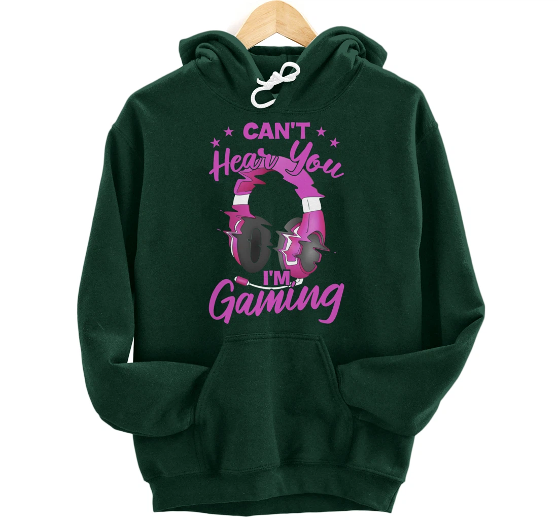 Video Gamer Can'T Hear You I'M Gaming Pullover Hoodie
