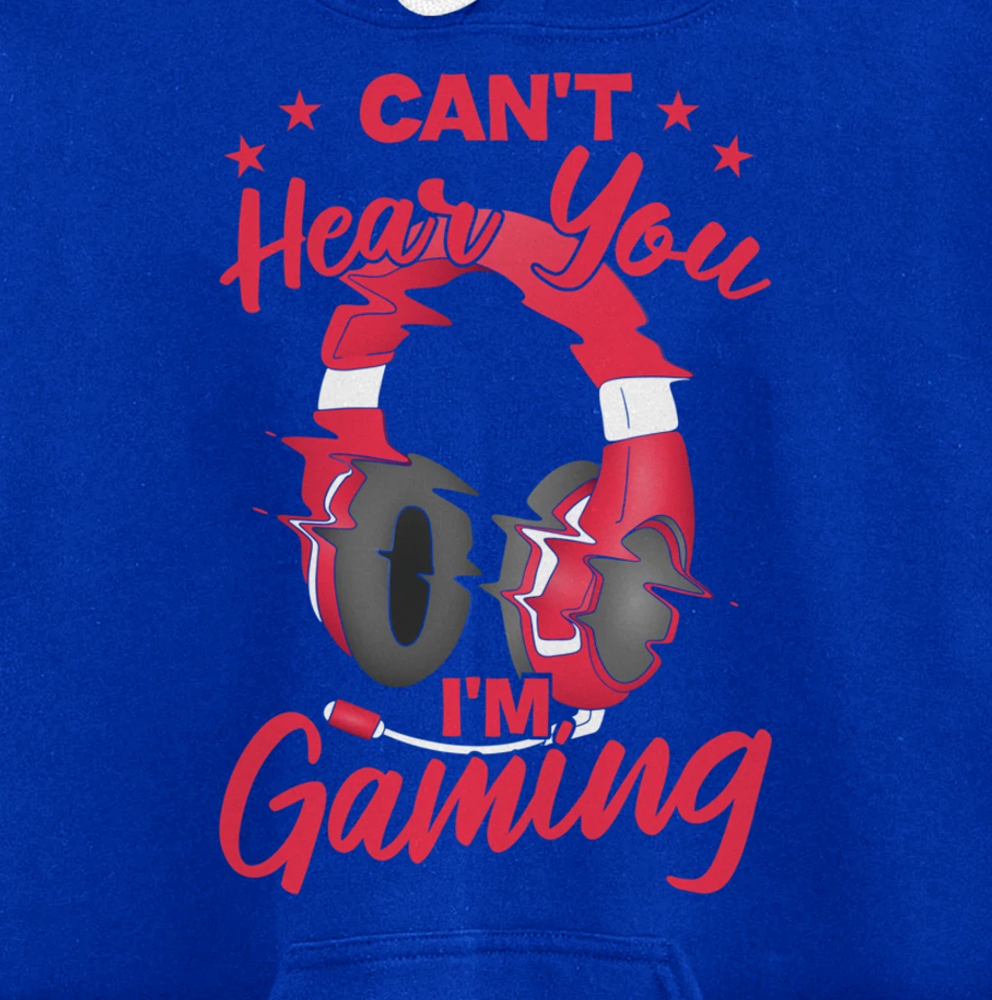 Video Gamer Can'T Hear You I'M Gaming Pullover Hoodie