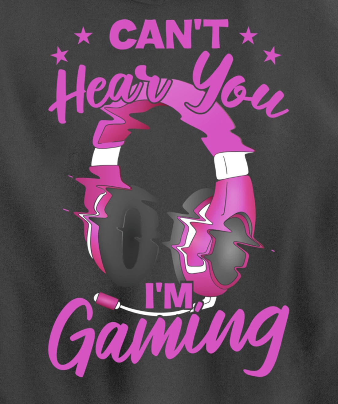 Video Gamer Can'T Hear You I'M Gaming Pullover Hoodie