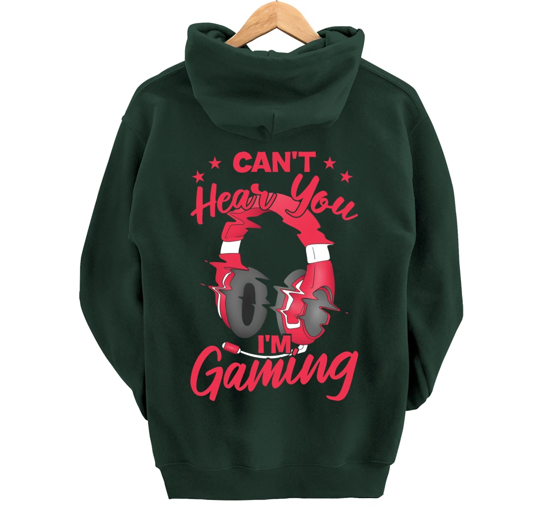 Video Gamer Can'T Hear You I'M Gaming Pullover Hoodie