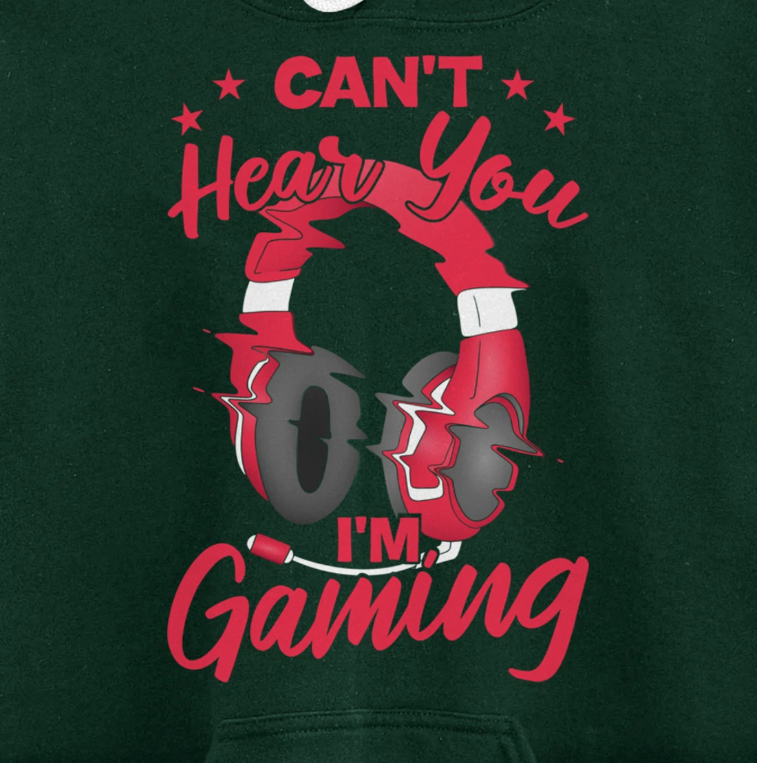 Video Gamer Can'T Hear You I'M Gaming Pullover Hoodie