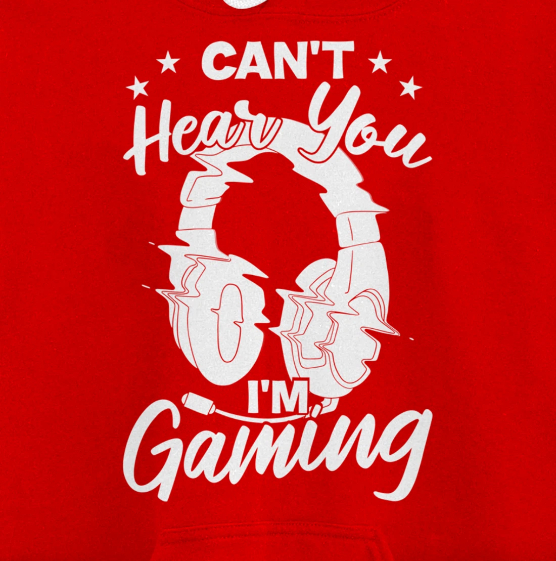 Playing Video Games Can'T Hear You I'M Gaming Pullover Hoodie