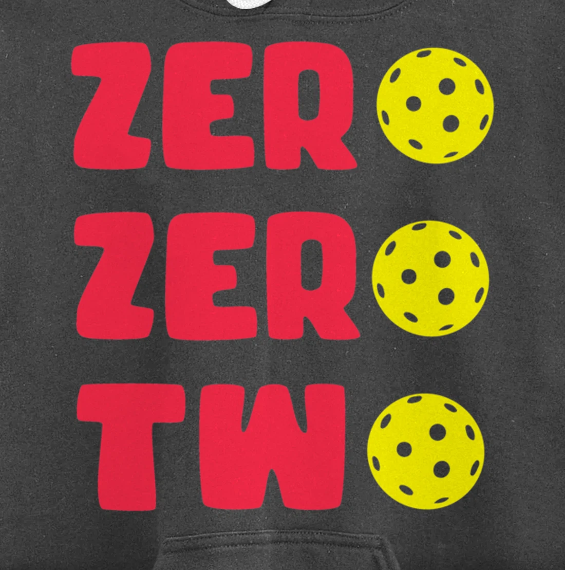 Zero Zero Two 002 Pickleball Dinking Paddleball Sport Lover Pullover Hoodie