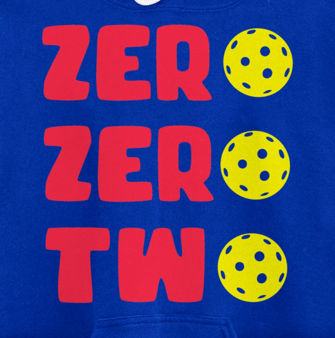Zero Zero Two 002 Pickleball Dinking Paddleball Sport Lover Pullover Hoodie