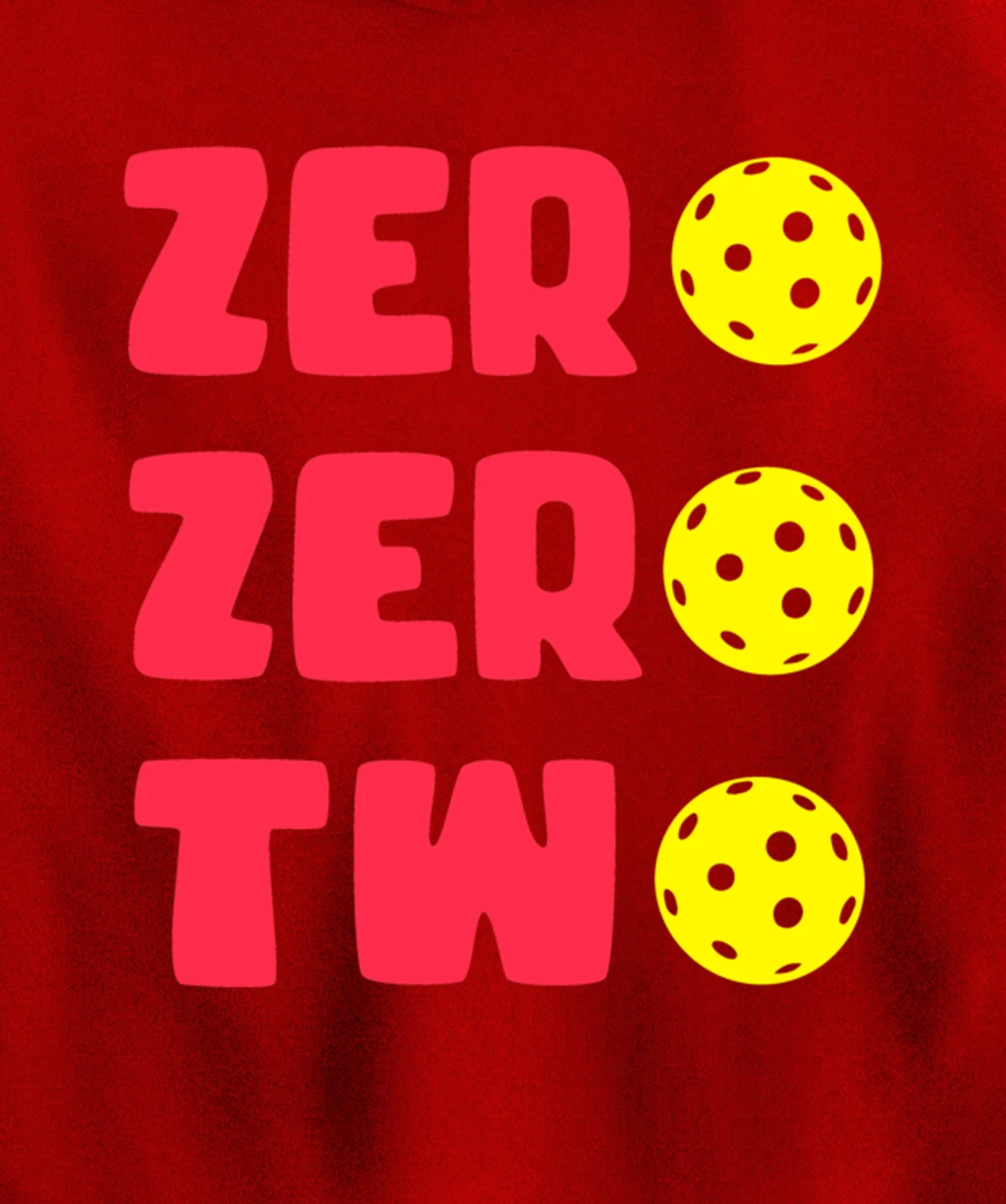 Zero Zero Two 002 Pickleball Dinking Paddleball Sport Lover Pullover Hoodie