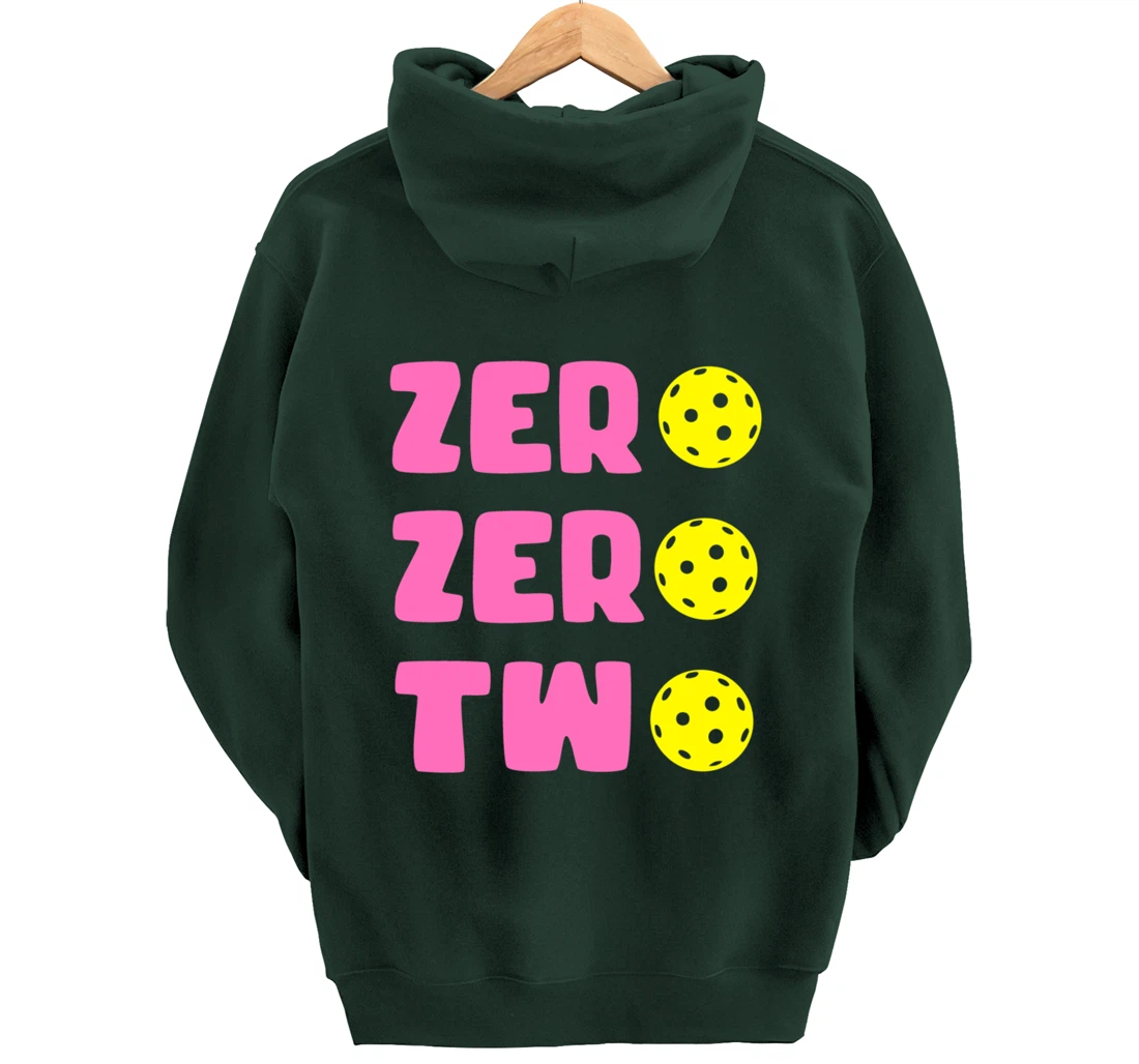 Zero Zero Two 002 Pickleball Dinking Paddleball Sport Lover Pullover Hoodie