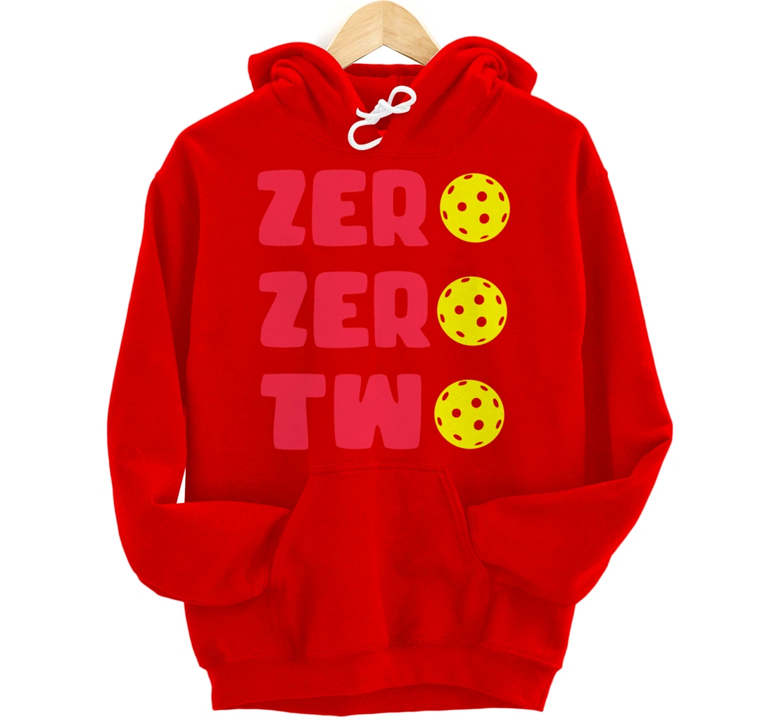 Zero Zero Two 002 Pickleball Dinking Paddleball Sport Lover Pullover Hoodie