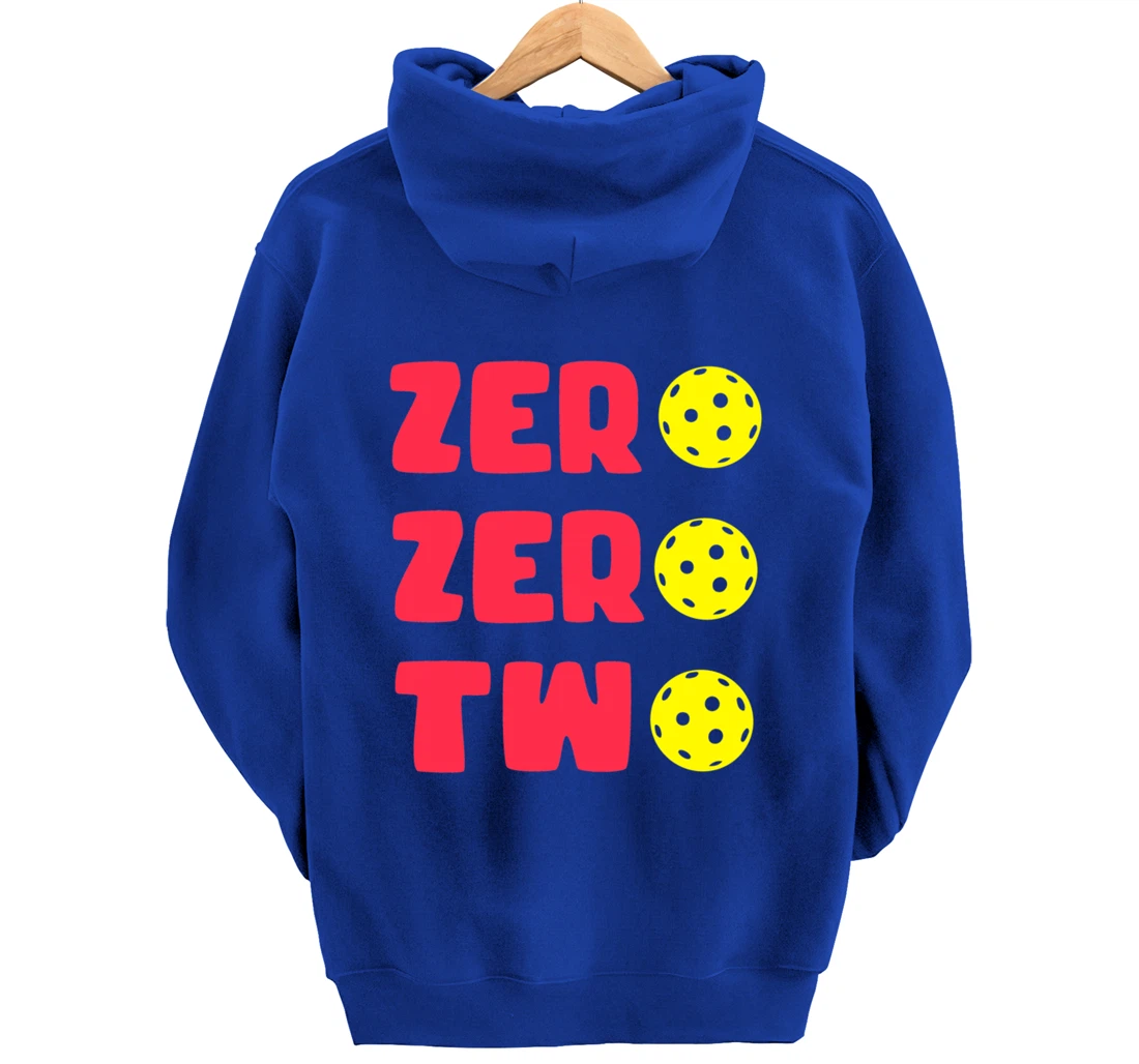 Zero Zero Two 002 Pickleball Dinking Paddleball Sport Lover Pullover Hoodie