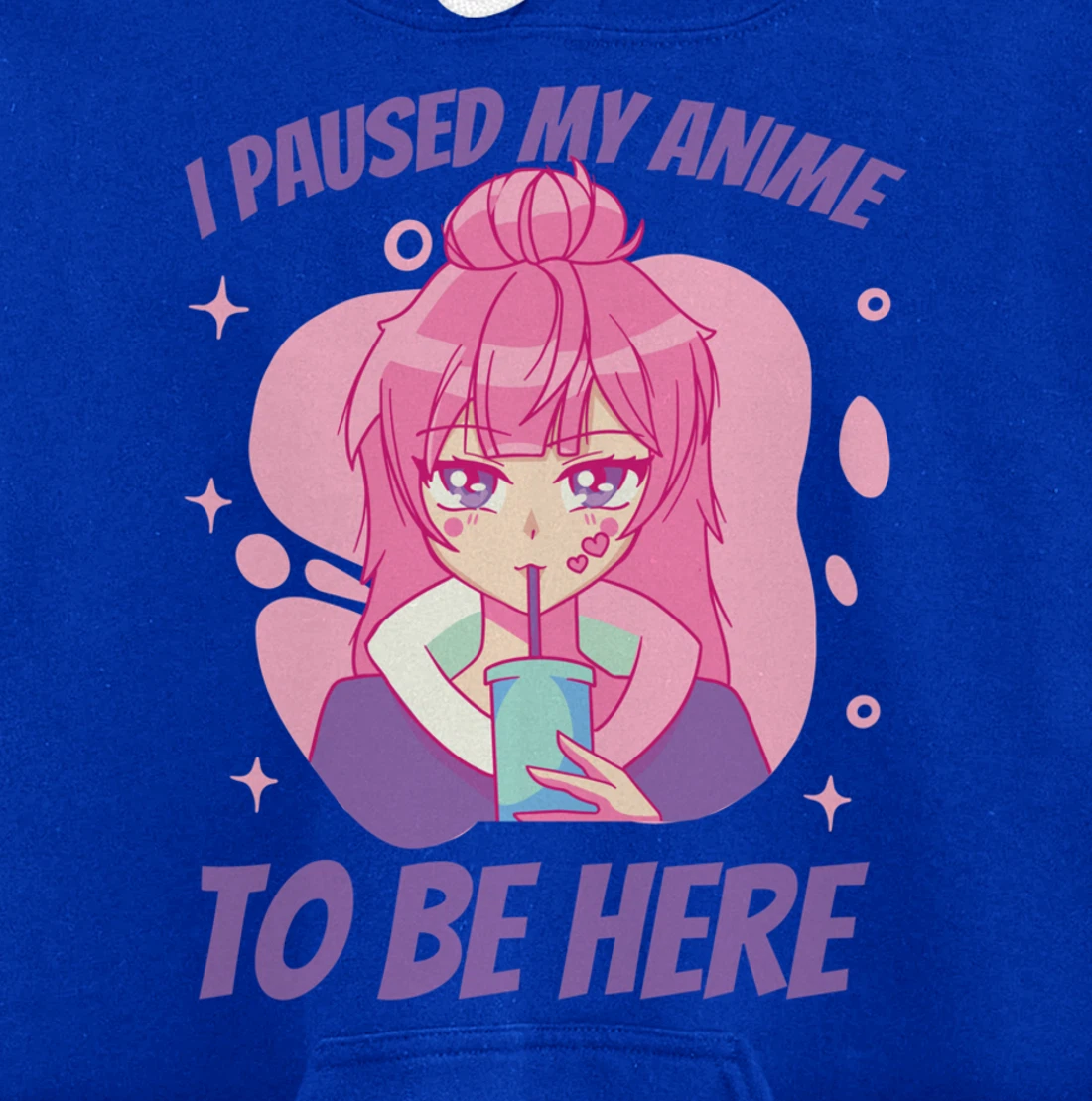 I Paused My Game to Be Here Funny Novelty Sarcastic Pullover Hoodie