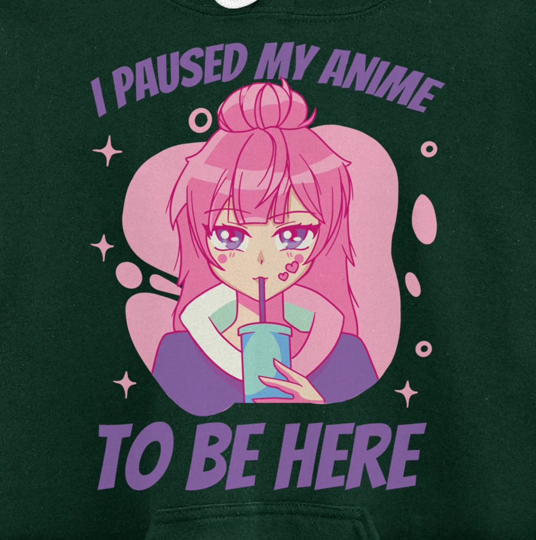 I Paused My Game to Be Here Funny Novelty Sarcastic Pullover Hoodie