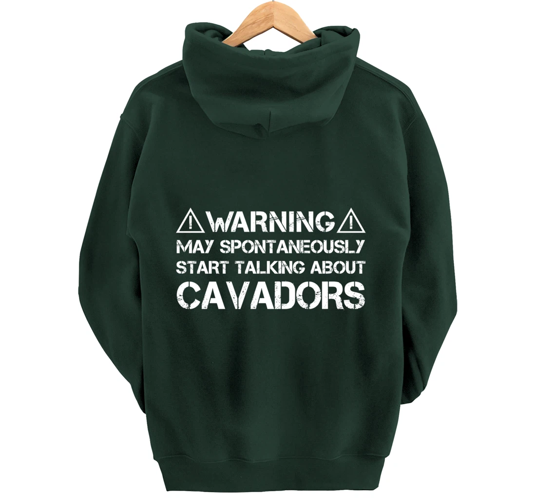 Warning May Start Talking About Cavadors Pullover Hoodie
