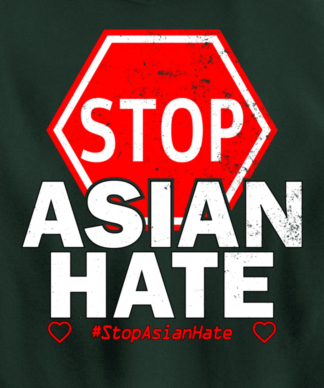 Stop Asian Hate - Social Justice Pullover Hoodie