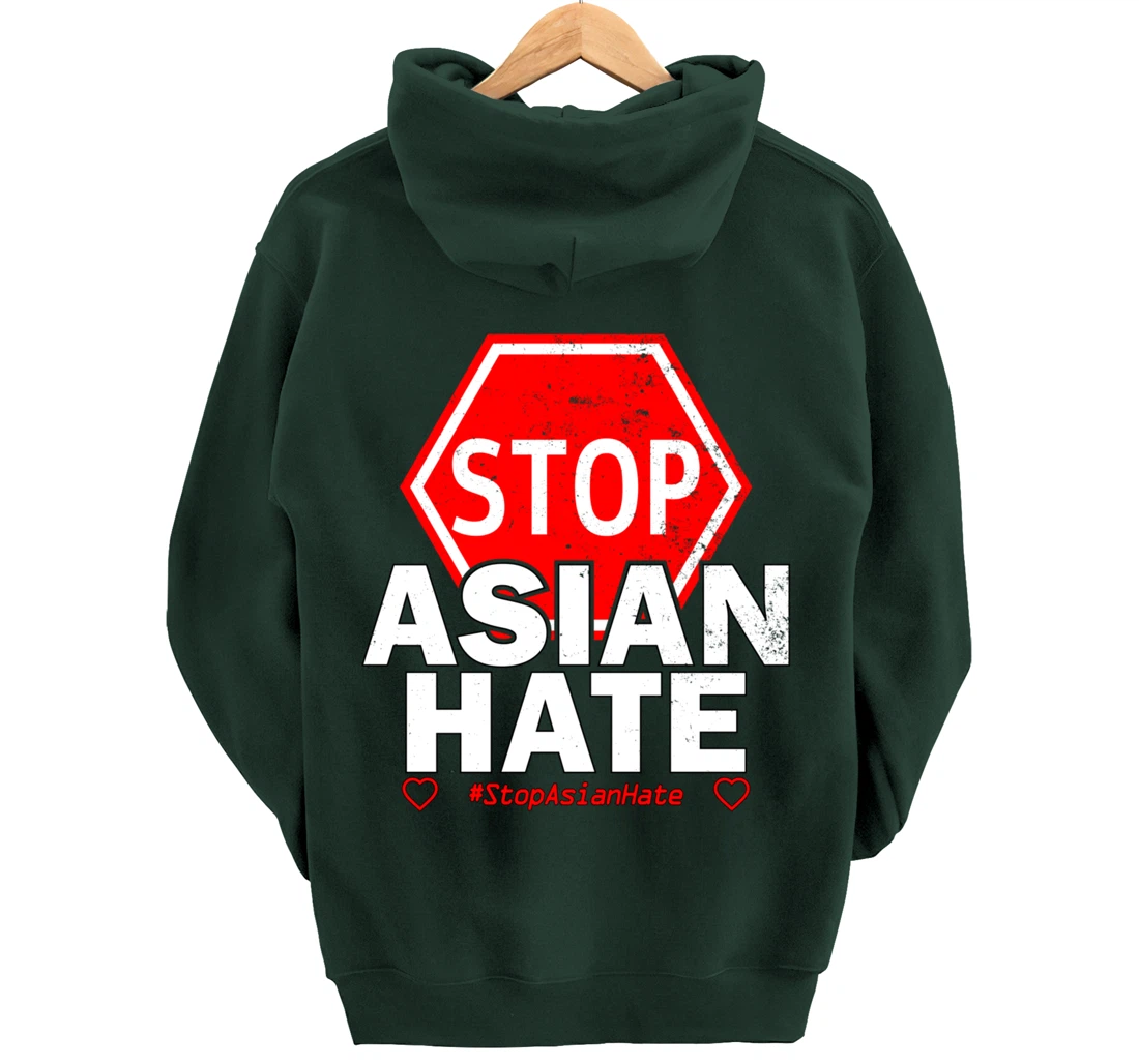 Stop Asian Hate - Social Justice Pullover Hoodie