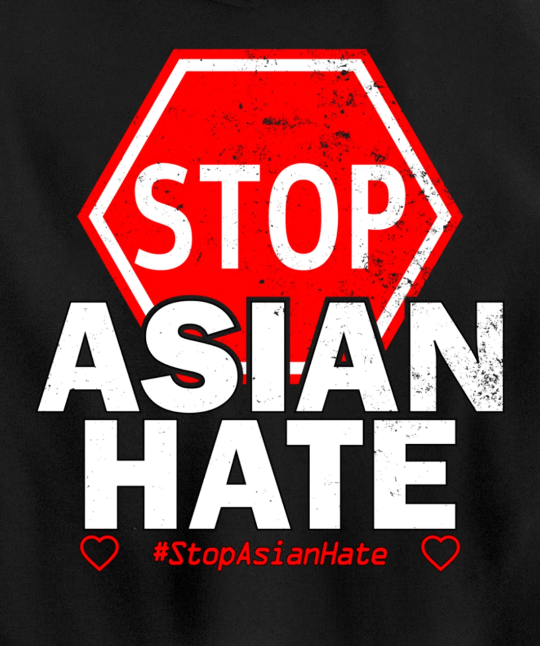 Stop Asian Hate - Social Justice Pullover Hoodie