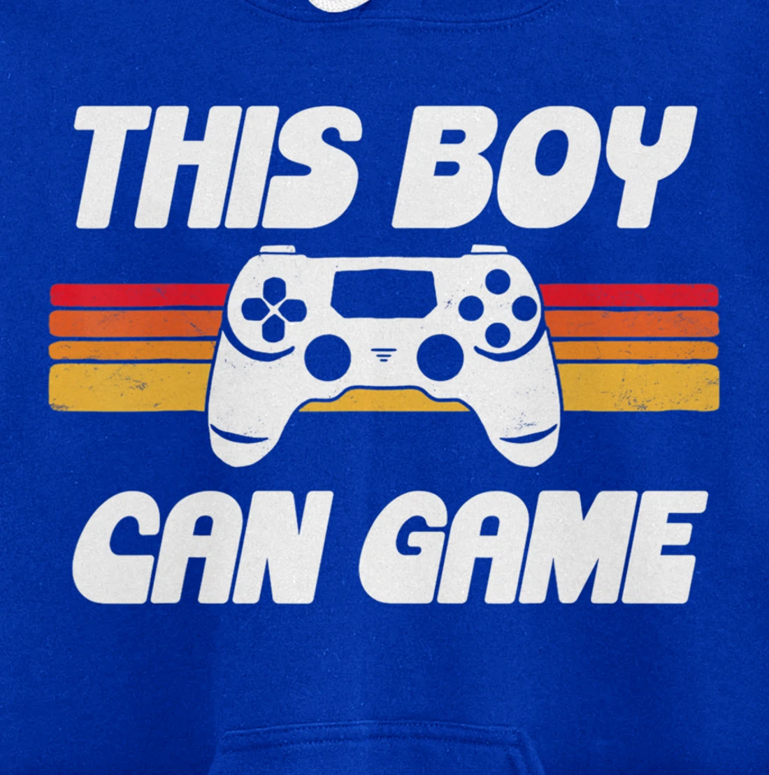 This Boy Can Game Funny 80s Retro Video Gaming Controller Pullover Hoodie