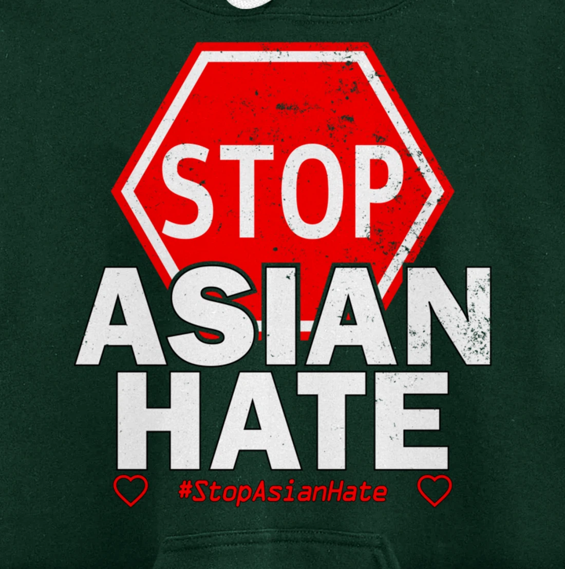 Stop Asian Hate - Social Justice Pullover Hoodie