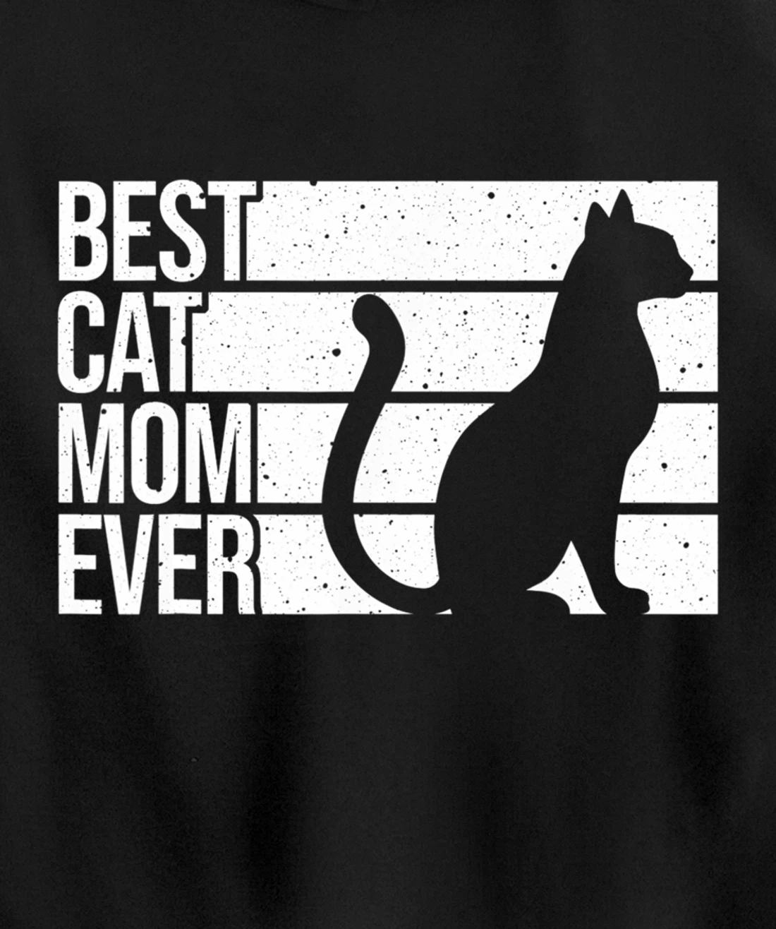 Cute Cat Mom Art For Women Girl Cat Pet Animal Kitten Pullover Hoodie