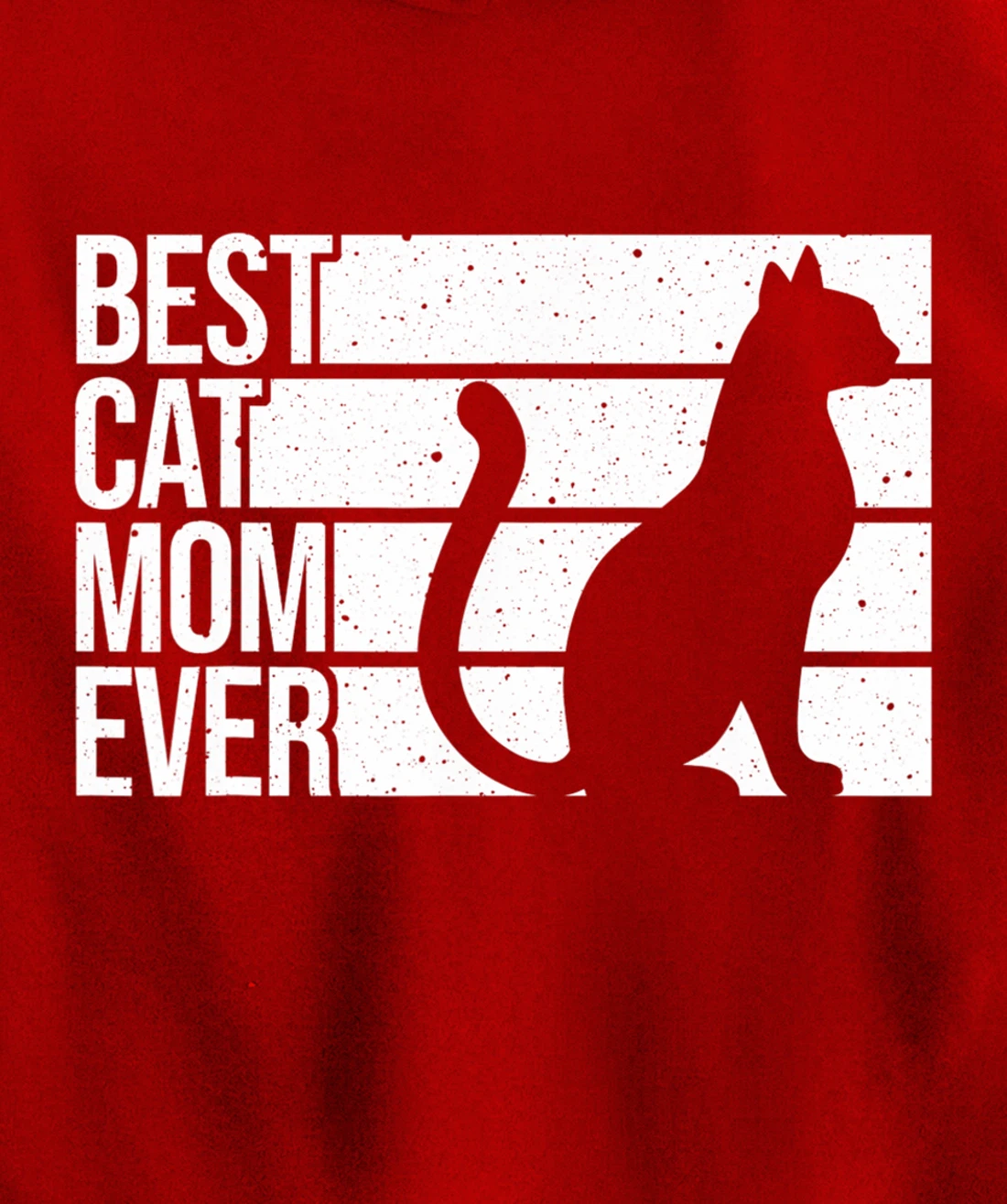 Cute Cat Mom Art For Women Girl Cat Pet Animal Kitten Pullover Hoodie